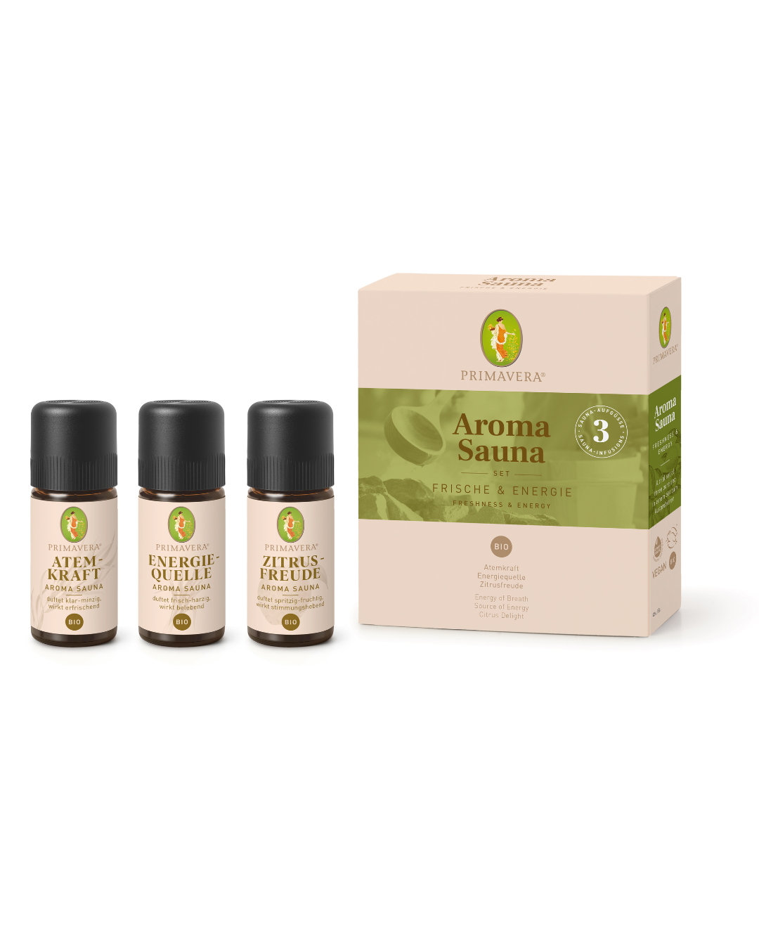 Conjunto Aromático para Sauna Frescura e Energia