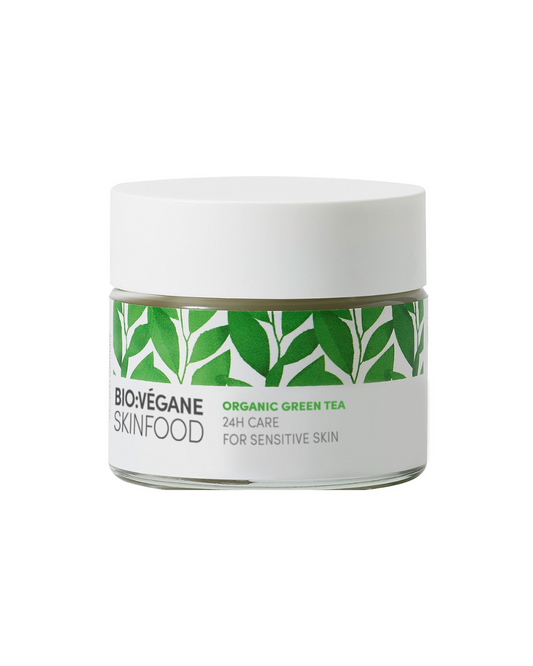 Creme Rosto Cuidado 24H Pele Sensível | Chá Verde Biológico