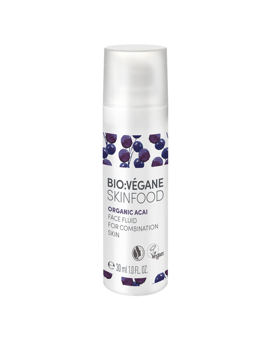 Loção Cuidado Rosto 24H Pele Mista | Açaí Orgânico / Organic Açaí Face Fluid
