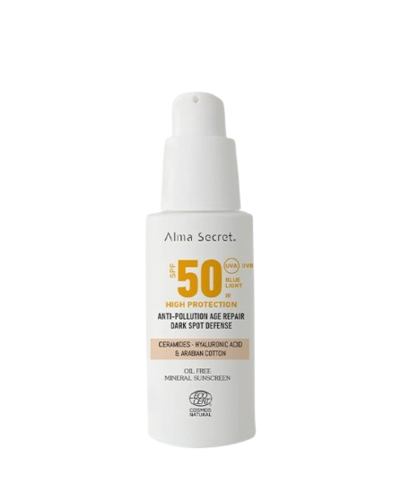 Protector Solar Facial SPF 50 com Cor (Areia)